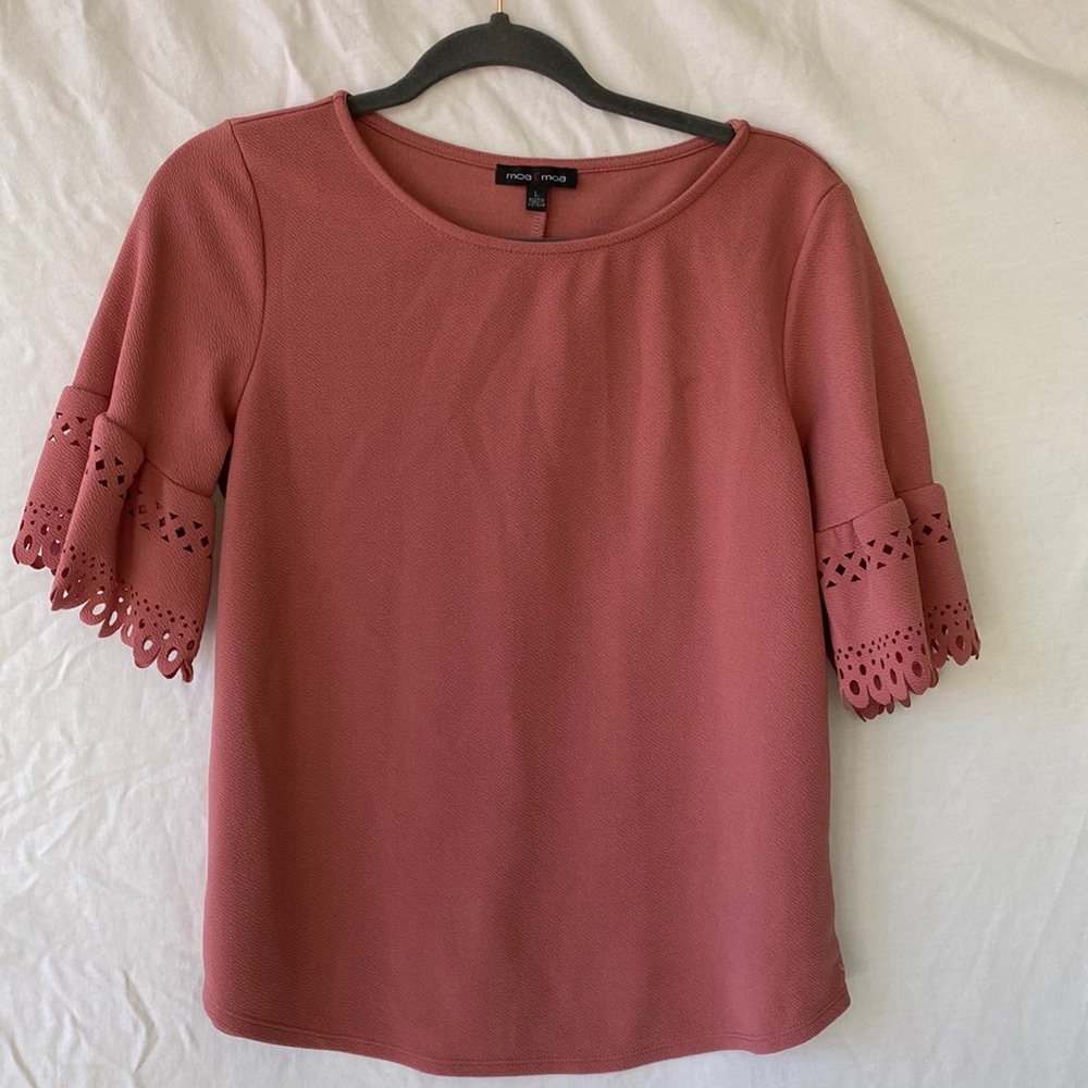 Pink blouse